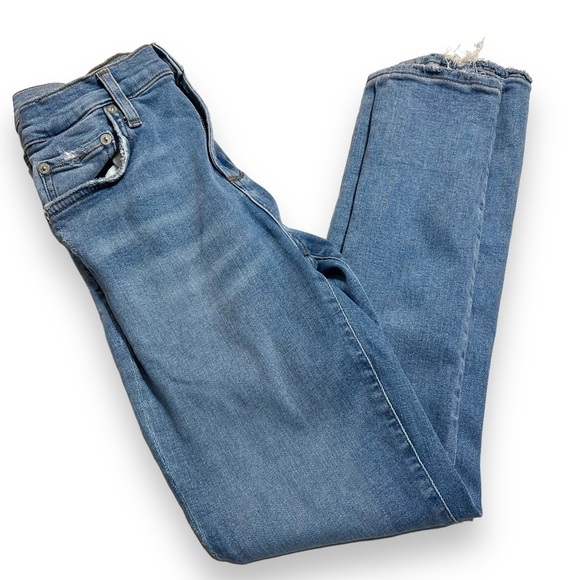 Agolde Size 26 Sophie Crop High Rise Skinny Jean Limit A018-1045. - Picture 3 of 8